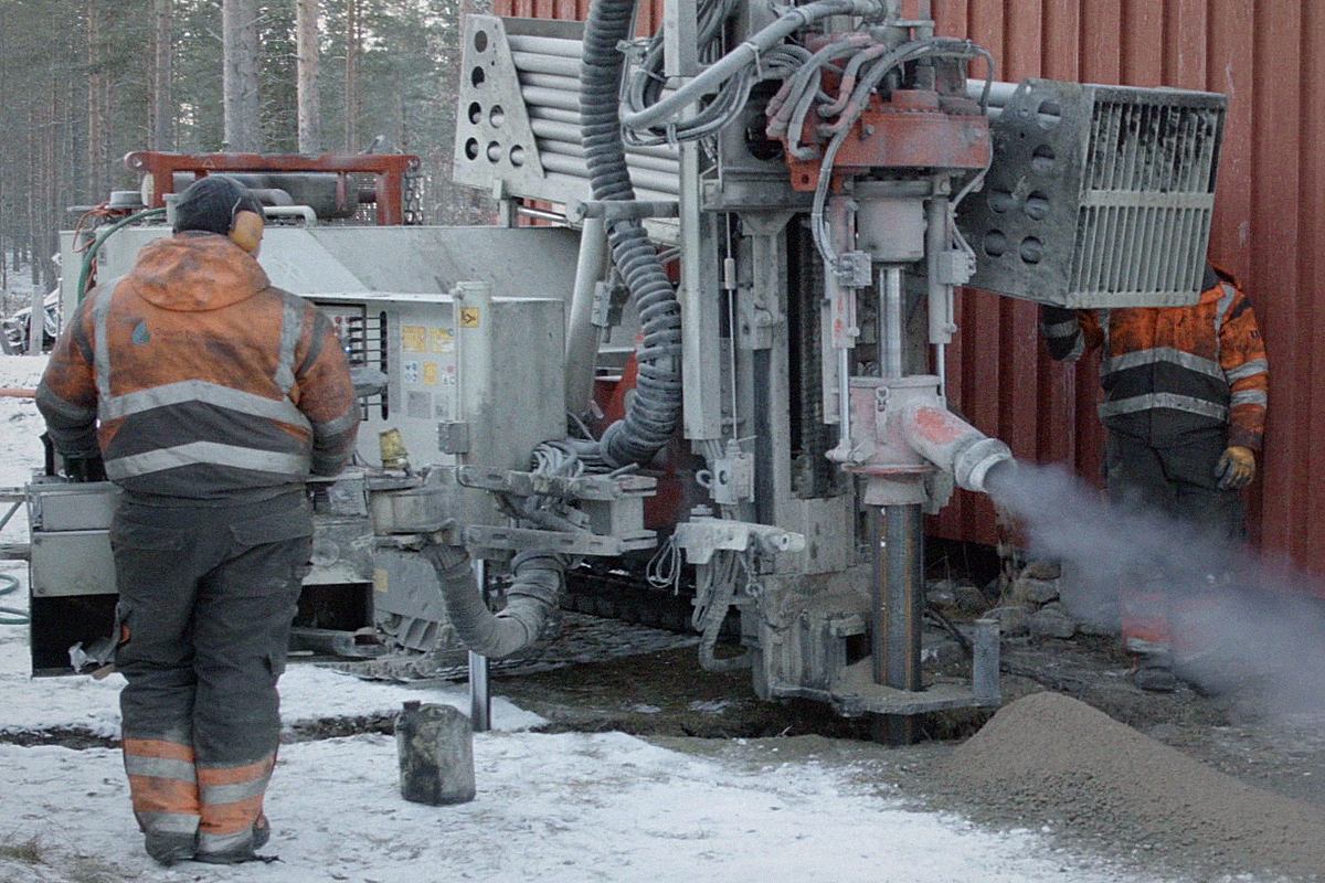 Exemple pour l'installation d'un chauffage géothermique
