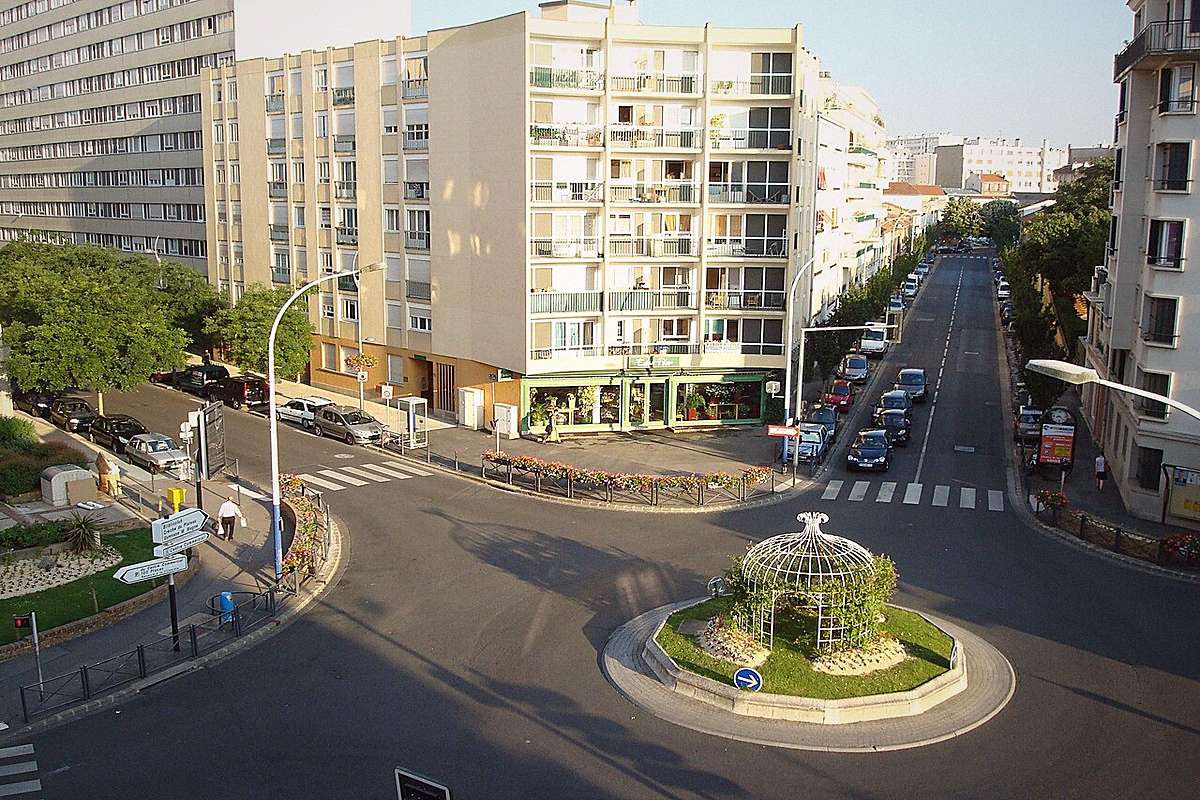 Vue de carrefour albert à Vanves (Hauts-de-Seine)