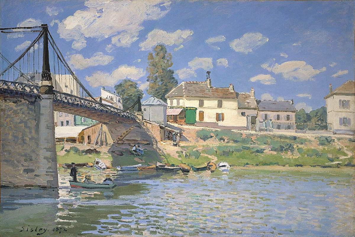 Sisley bridge, à Villeneuve-la-Garenne